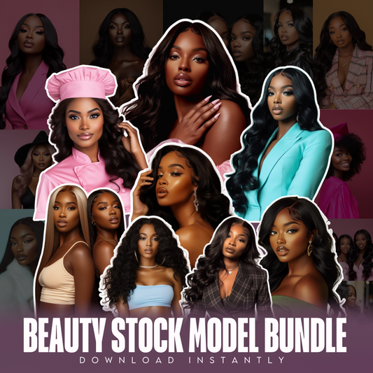 Beauty Stock Model Bundle